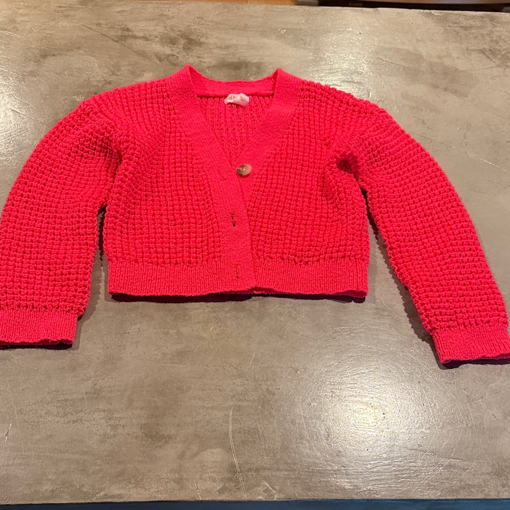 Cat & Jack Vibrant pink Knit Sweater